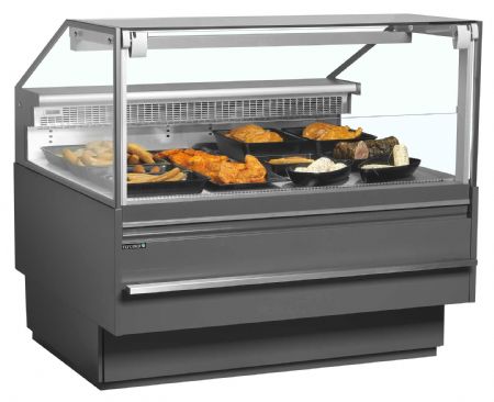 Vitrine réfrigérée de boucherie charcuterie avec plan de travail 900 mm - Tefcold - SOCA12590A