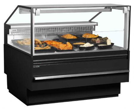 Vitrine réfrigérée de boucherie charcuterie positive avec plan de travail 900 mm - Tefcold - SOCA12590B