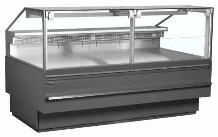 Vitrine réfrigérée de boucherie charcuterie positive avec plan de travail 900 mm - Tefcold - SOCA18790A