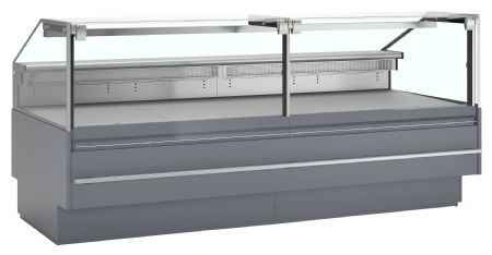 Vitrine réfrigérée de boucherie charcuterie positive avec plan de travail 900 mm - Tefcold - SOCA25090A