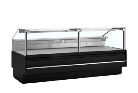 Vitrine rfrigre boucherie noire vitre +0C / +4C