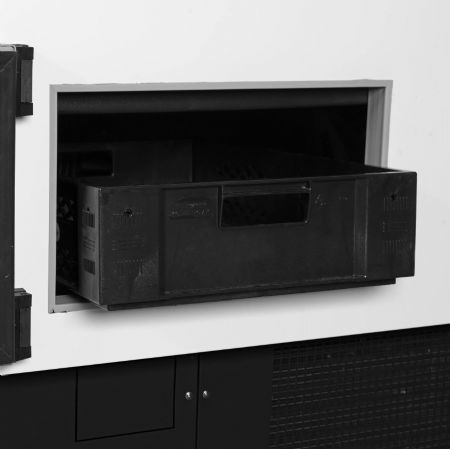 Meuble d'angle exterieur pour comptoirs 90� avec vitre droite 0 / +4�C