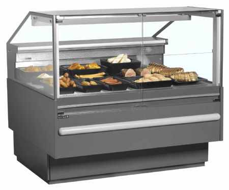 Vitrine réfrigérée de boucherie charcuterie positive plan de travail 825 mm - Tefcold - SOCB12582A
