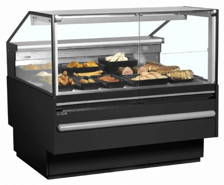 Vitrine de traiteur crèmerie réfrigérée positive façade vitrée - Tefcold - SOCB12582B