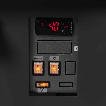 Vitrine réfrigérée de boucherie charcuterie positive plan de travail 825 mm - Tefcold - SOCB18782A