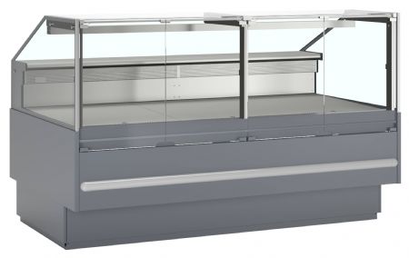 Vitrine réfrigérée de boucherie charcuterie positive plan de travail 825 mm - Tefcold - SOCB18782A