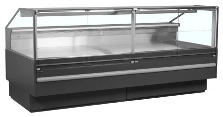 Vitrine réfrigérée de boucherie charcuterie positive plan de travail 825 mm - Tefcold - SOCB25082A
