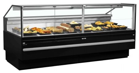 Vitrine de traiteur crèmerie réfrigérée positive avec façade vitrée - Tefcold - SOCB25082B