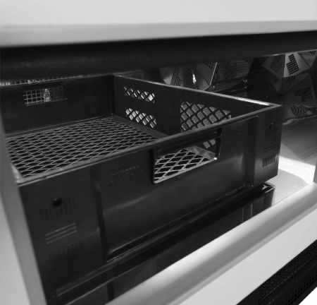 Vitrine de traiteur crèmerie réfrigérée positive avec façade vitrée - Tefcold - SOCB25082B