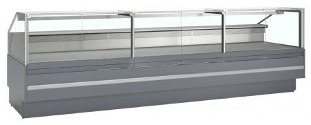 Vitrine réfrigérée de boucherie charcuterie positive avec plan de travail 825 mm - Tefcold - SOCB37582A