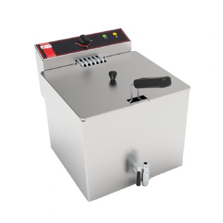 Friteuse professionnelle  poser 1 cuve 12 L triphas 6,4 kW