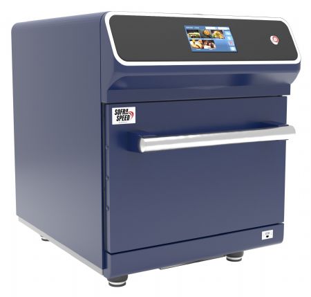 Four professionnel à cuisson ultra rapide bleu 460x680x610 mm 3500 W Monophasé - Sofraca - SOFRASPEED-BLUE