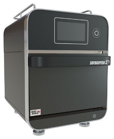 Four professionnel à cuisson ultra rapide noir écran tactile 7
