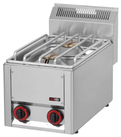 Cuisinière professionnelle Fourneau à gaz à poser 2 feux 9 kW - Redfox - SP 30 GLS