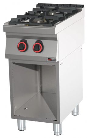 Fourneau sur placard ouvert à gaz 2 feux 4,5 kW - Redfox - SP 70/40 G