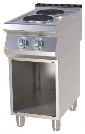 Fourneau triphasé sur placard 2 feux 5,2 kW - RM Gastro - SP 740 E