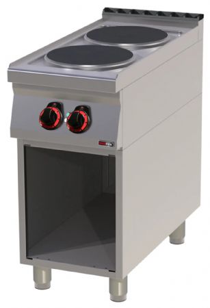 Fourneau triphasé sur placard 2 feux 7 kW - Redfox - SP 90/40 E