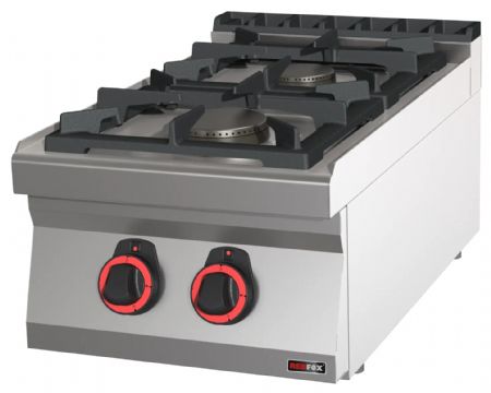 Fourneau à gaz à poser 2 feux 3,5 kW - Redfox - SPB 70/04 G Fourneau à gaz à poser 2 feux 3,5 kW - Redfox - SPB 70/04 G