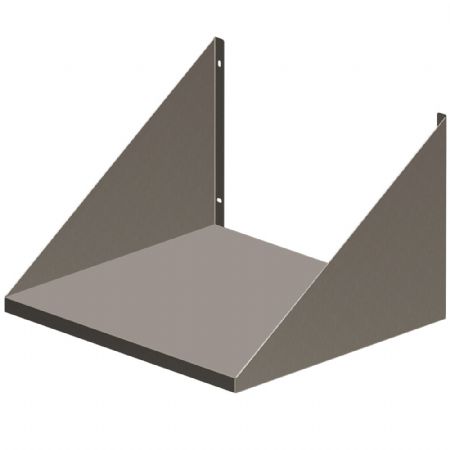 Support mural acier inox  micro-ondes Diamond