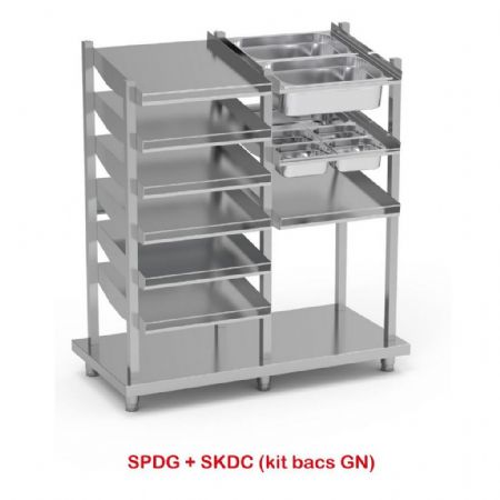 Self-services neutre 720x1400x1560 mm - Eratos - SPDG