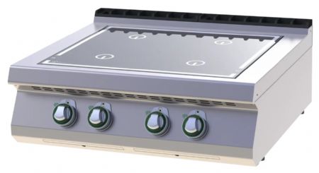 Fourneau triphasé à poser 4 feux 14 kW - RM Gastro - SPI 708 E