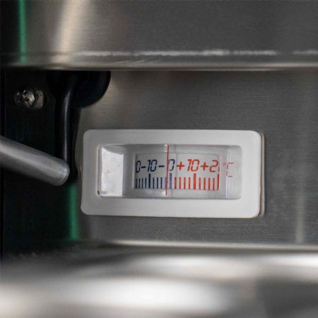 Vitrine réfrigérée de boucherie charcuterie positive avec réserve - Tefcold - SPID200