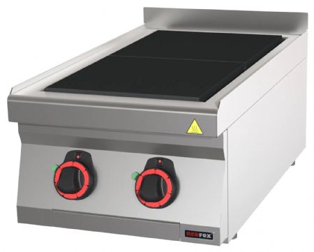 Fourneau triphasé sur placard 2 feux de 2,5 kW - Redfox - SPL 70/04 E