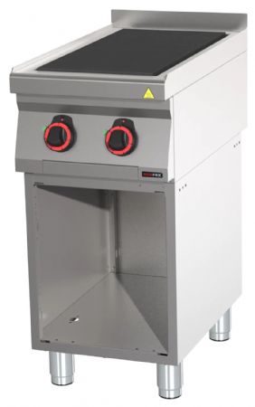Fourneau triphasé sur placard 2 feux de 2,5 kW - Redfox - SPL 70/40 E