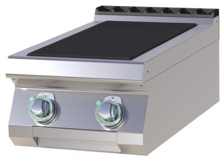 Fourneau triphasé sur placard 2 feux 5 kW - RM Gastro - SPL 704 E