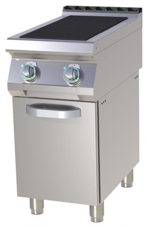 Fourneau triphasé sur placard 2 feux 5 kW - RM Gastro - SPL 740 E