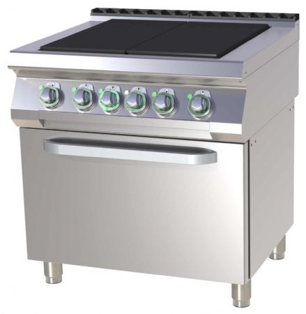 Fourneau triphasé sur four 4 feux 16,3 kW - RM Gastro - SPLT 780/21 E Fourneau triphasé sur four 4 feux 16,3 kW - RM Gastro - SPLT 780/21 E