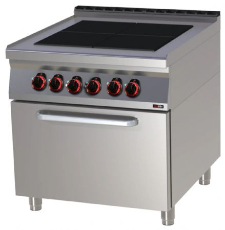 Fourneau à gaz 4 feux 16 kW - Redfox - SPLT 90/80 21 E