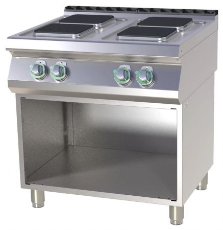 Fourneau triphasé sur placard 4 feux 10,4 kW - RM Gastro - SPQ 780 E Fourneau triphasé sur placard 4 feux 10,4 kW - RM Gastro - SPQ 780 E