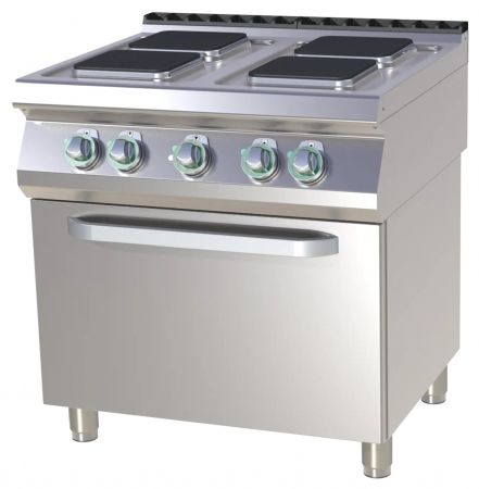 Fourneau triphasé sur four 4 feux 13,5 kW - RM Gastro - SPQT 780/11 E Fourneau triphasé sur four 4 feux 13,5 kW - RM Gastro - SPQT 780/11 E