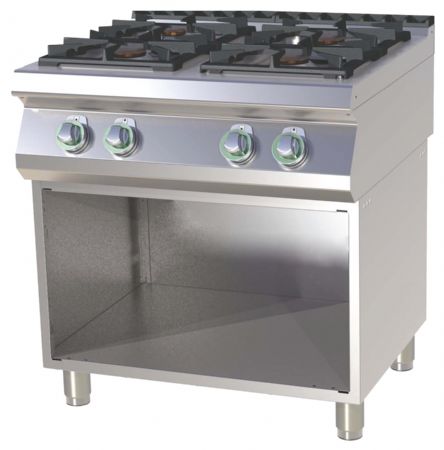 Fourneau à gaz sur placard 4 feux 29,5 kW - RM Gastro - SPS 780 G Fourneau à gaz sur placard 4 feux 29,5 kW - RM Gastro - SPS 780 G