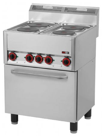 Fourneau triphasé sur four 4 feux 11,13 kW - Redfox - SPT 60 ELS Fourneau triphasé sur four 4 feux 11,13 kW - Redfox - SPT 60 ELS