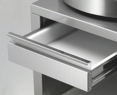 Support pour formeuse à pizza - 520x590x775