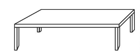 tagre de chef pro 1 niveau -1600x350x400mm