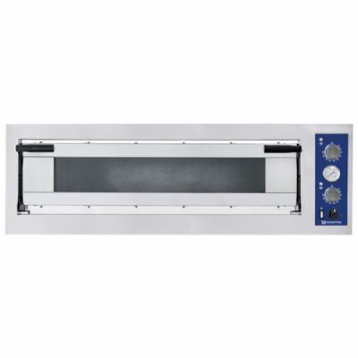 Four à pizza électrique 1 chambre commandes manuelles pour 6 pizzas diamètre 35 cm Four à pizza électrique 1 chambre commandes manuelles pour 6 pizzas diamètre 35 cm