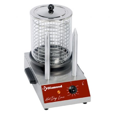Machine à Hot-dog électrique 2 plots 0.65 kW 260x380x400 mm - Diamond - STAR-HD/R2