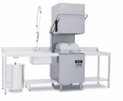 Lave-vaisselle à capot panier 500x500 mm cuve 15 litres Lave-vaisselle à capot panier 500x500 mm cuve 15 litres