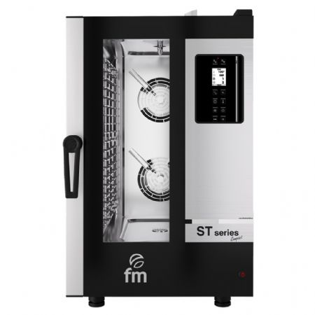 Four mixte professionnel Triphasé 10 niveaux GN1/1 commandes tactiles - FM - STC-1011-V24