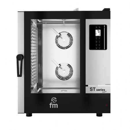 Four mixte professionnel Triphasé capacité 10 x GN1/1 panneau tactile - FM - STC-1011-V24-W