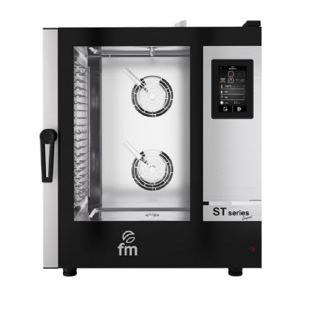 Four mixte pro  injection de vapeur nettoyage automatique - 19 niveaux GN1/1 - 720x620x890mm