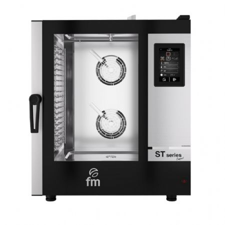 Four mixte professionnel Triphasé capacité 10 x GN1/1 panneau tactile nettoyage automatique - FM - STC-1011-V7-W Four mixte professionnel Triphasé capacité 10 x GN1/1 panneau tactile nettoyage automatique - FM - STC-1011-V7-W