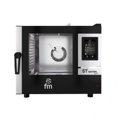 Four mixte professionnel Triphasé 6 niveaux GN1/1 commandes tactiles nettoyage automatique - FM - STC-611-V7-W Four mixte professionnel Triphasé 6 niveaux GN1/1 commandes tactiles nettoyage automatique - FM - STC-611-V7-W