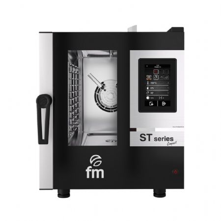 Four mixte professionnel Triphasé Capacité 6 x GN2/3 Panneau tactile - FM - STC-623-V7