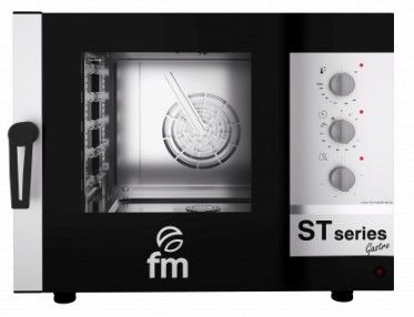 Four mixte �lectrique � injection de vapeur contr�le �lectrom�canique 5 niveaux GN 1/1 - 7650 W