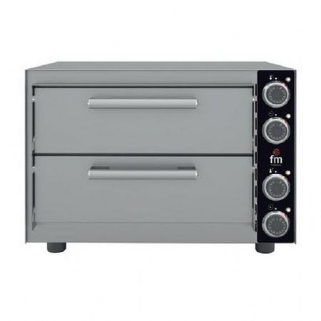 Petits four à pizza pro Monophasé 2 chambres 2 x 350 mm - FM - STZ-233