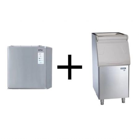Machine  glaons a cubes modulaire refrodissement  air avec rserve 168kg - 210kg/24h